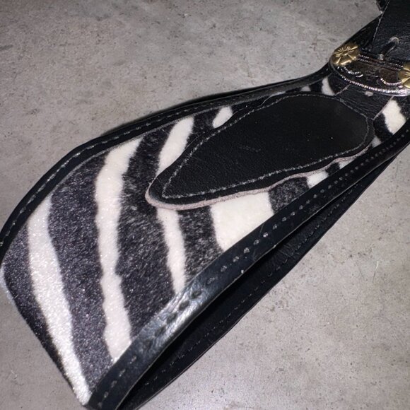 Vintage Zebra Belt 33-36" - Picture 5 of 5